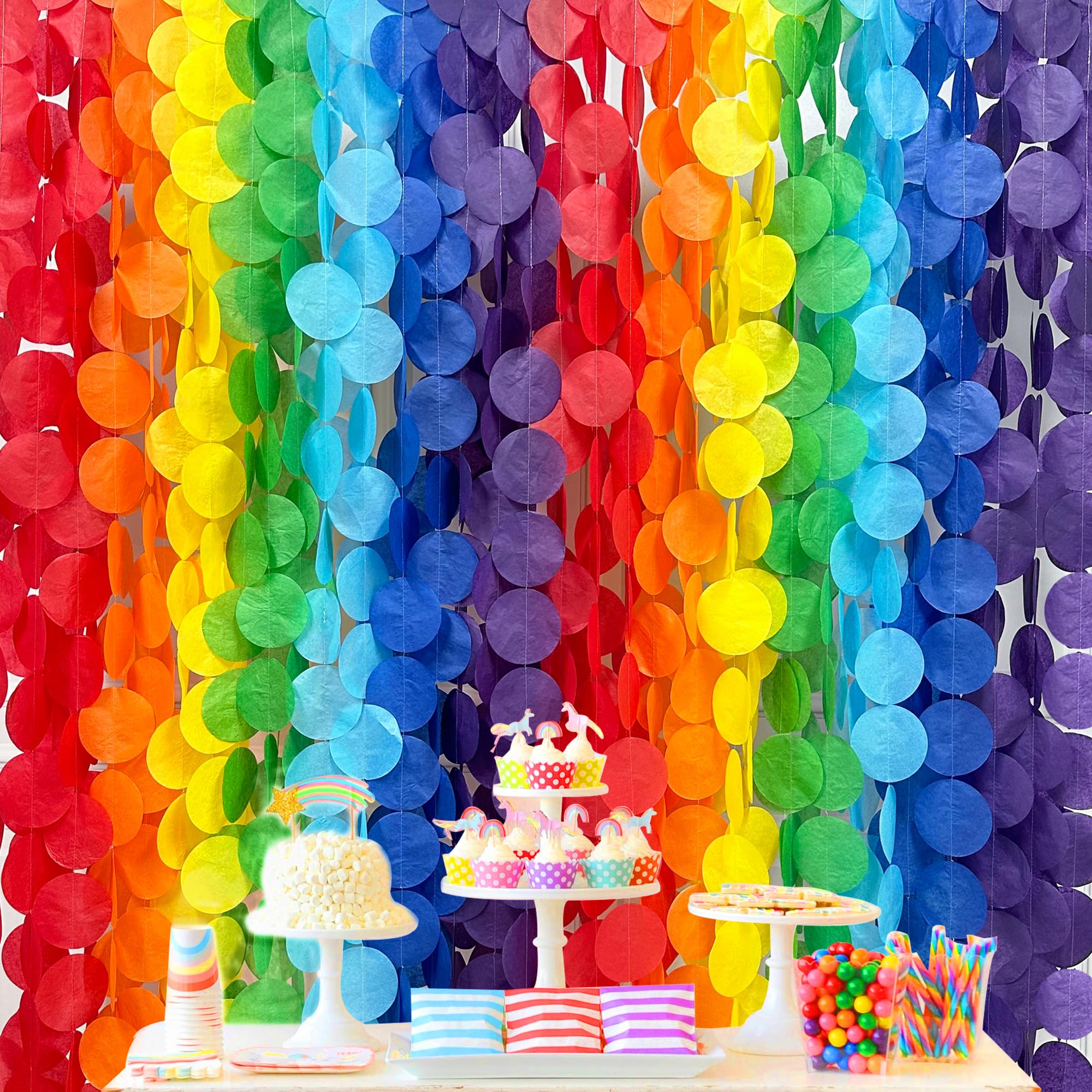 Colorful party decorations - placeholder image
